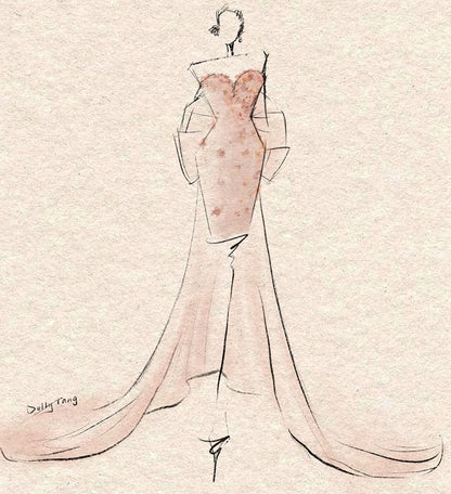 DOLLY Luxury French Style Chest Wrap Flower Sleeveless Backless Short Dress-PALMA