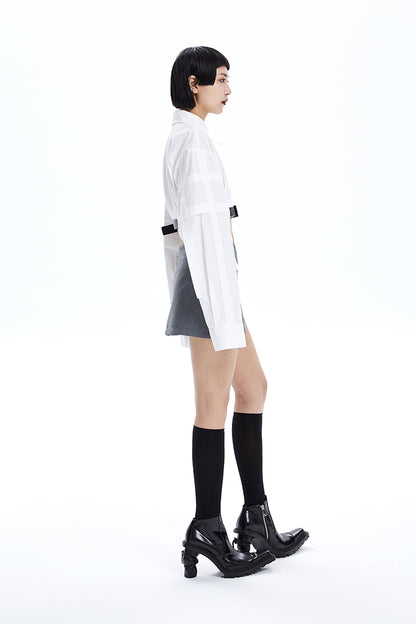 TINY IN ultra-short with large sleeves women's top -LULU.