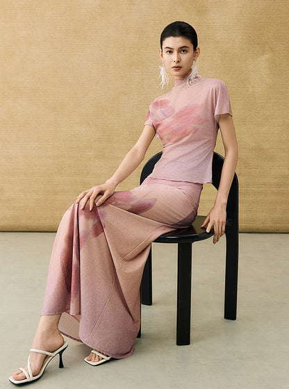 HECO Chinese Gradient Smudge T-Shirt - INIT.