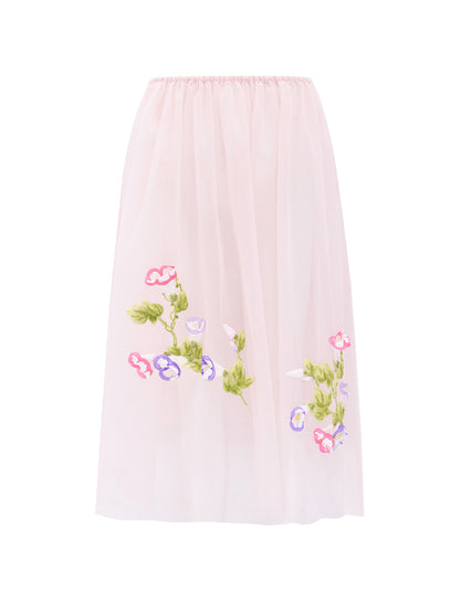 M essential Mackay designer brand mesh hand-painted morning glory vest - SAFE.