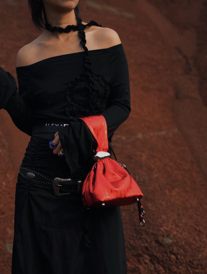 IUBALLET Timeless Triangle Leather Bag - LUCKY.