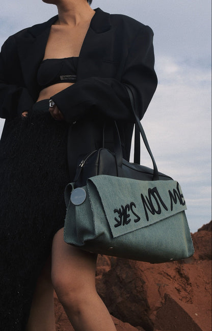 IUBALLET Two-Faced Large Blue Bag - WORD.