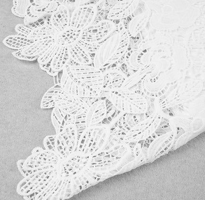 DOLLY Luxury Yellow V-Neck Sleeveless Slim Fit Lace Suspender Dress-TANYA