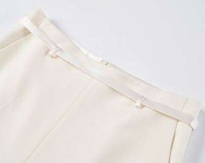 COMME MOI Lu Yan designer's new wool slimming wide-leg pants - ZARIA.