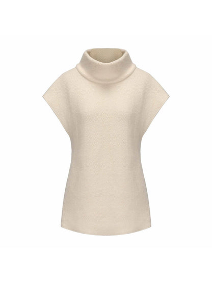 ATELIER MISS LU Wide-shouldered Sheep Wool Knit Sweater - SIDNEY.