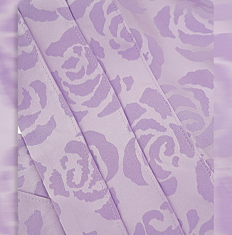 HECO Chinese acetate stand-up collar hollow buckle T-shirt - QUES.