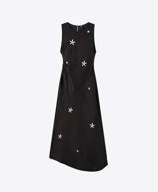 COMME MOI summer shell beaded sleeveless dress -  PUPPY.