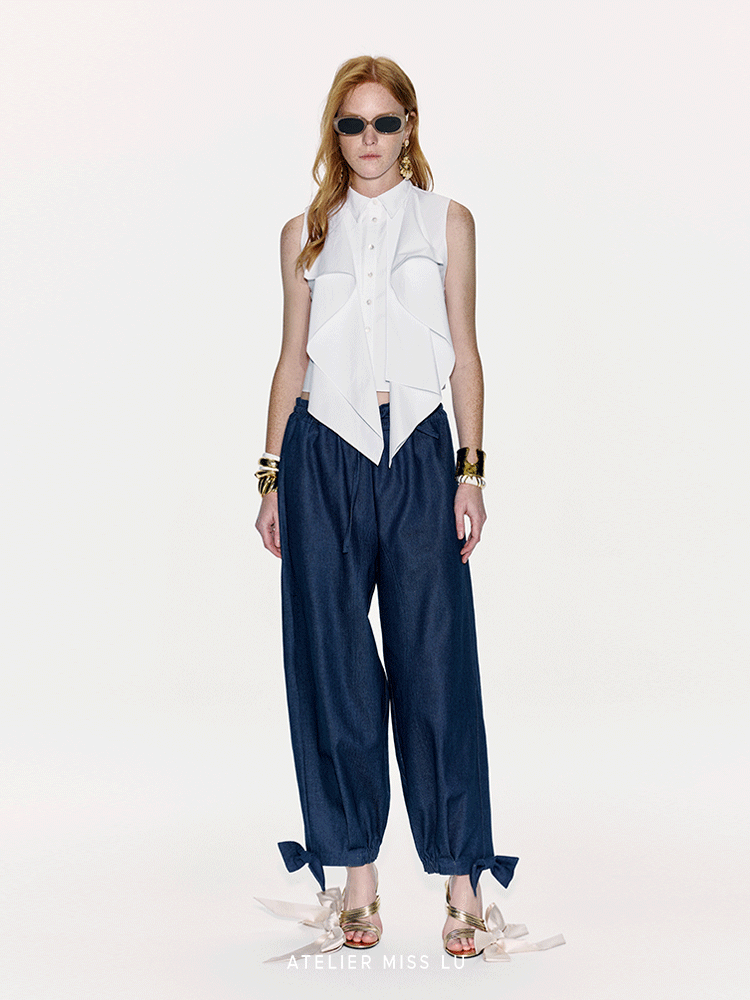 ATELIER MISS LU Three-dimensional Sleeveless Top - MORGAN.