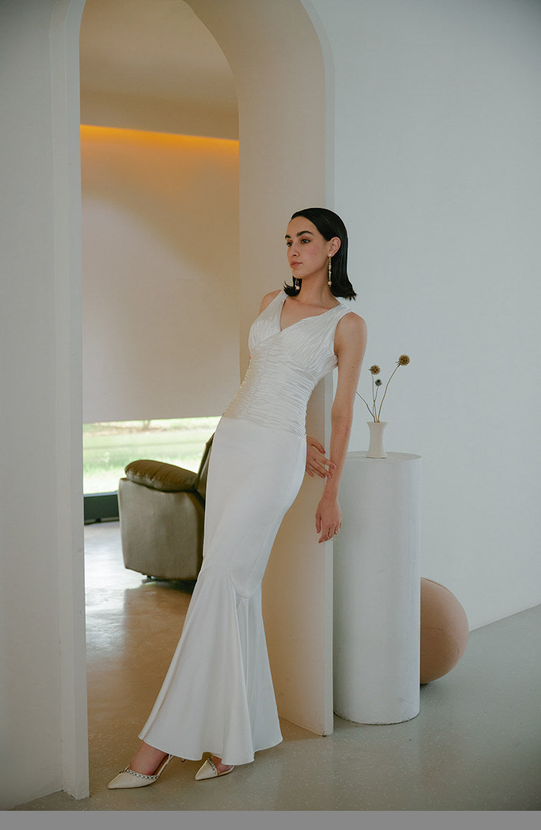 GOUDIN toast new engagement banquet party dress-VES.