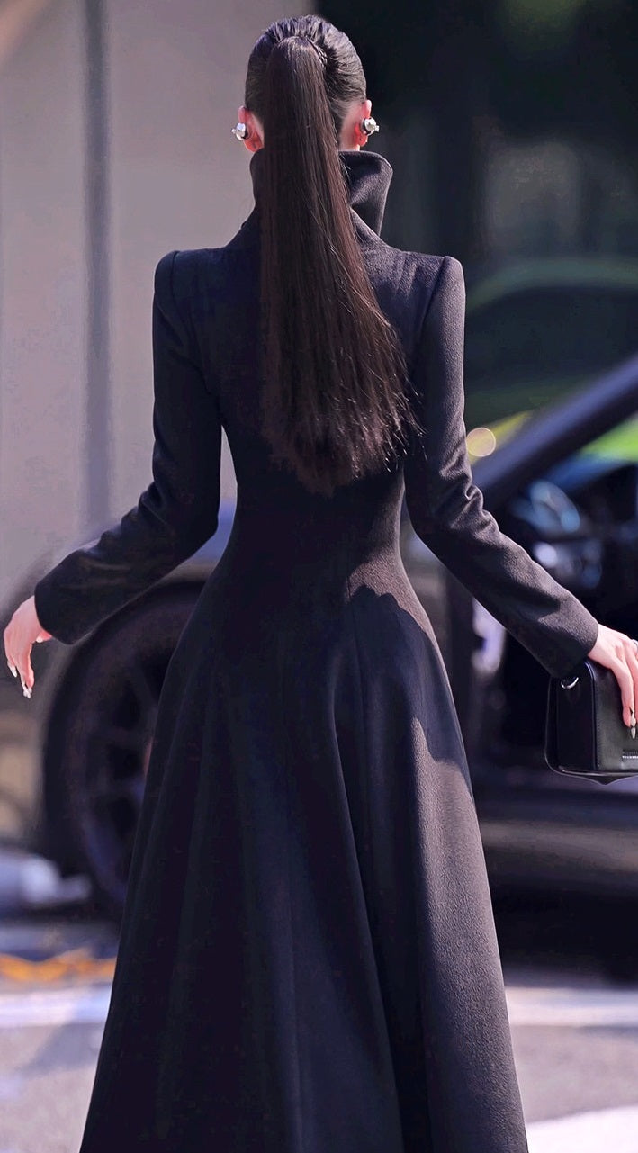 VJE Warm Woolen Double-breasted Thickened Coat-JONG.