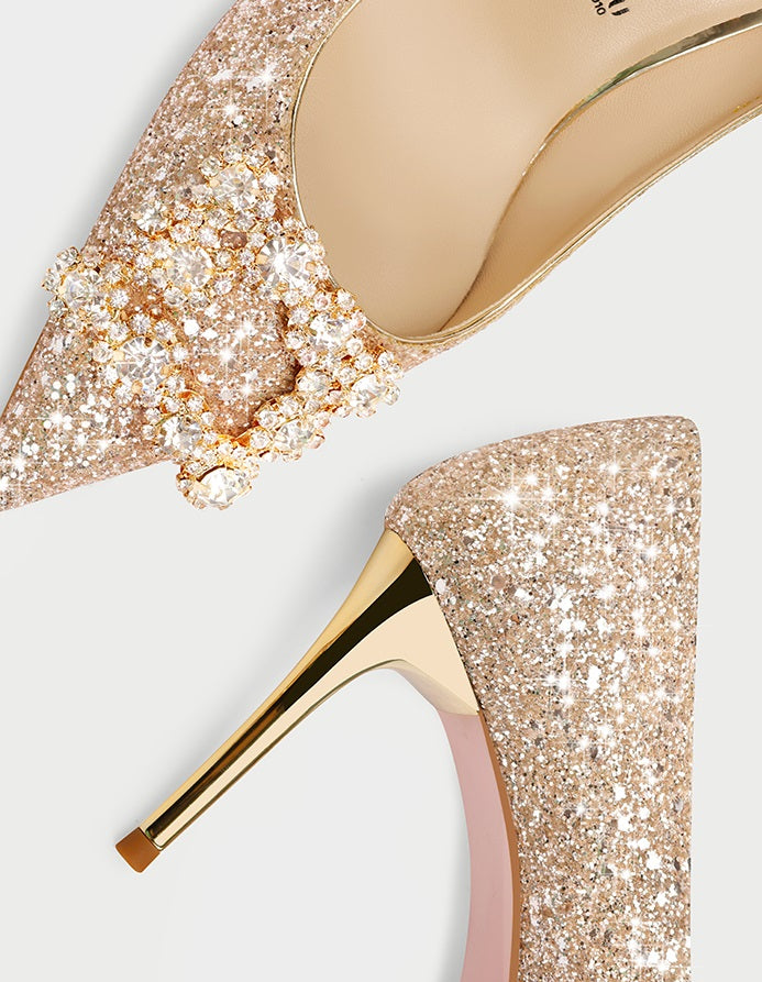 pjjuu  hexiu wedding high heels engagement shoes - TEN