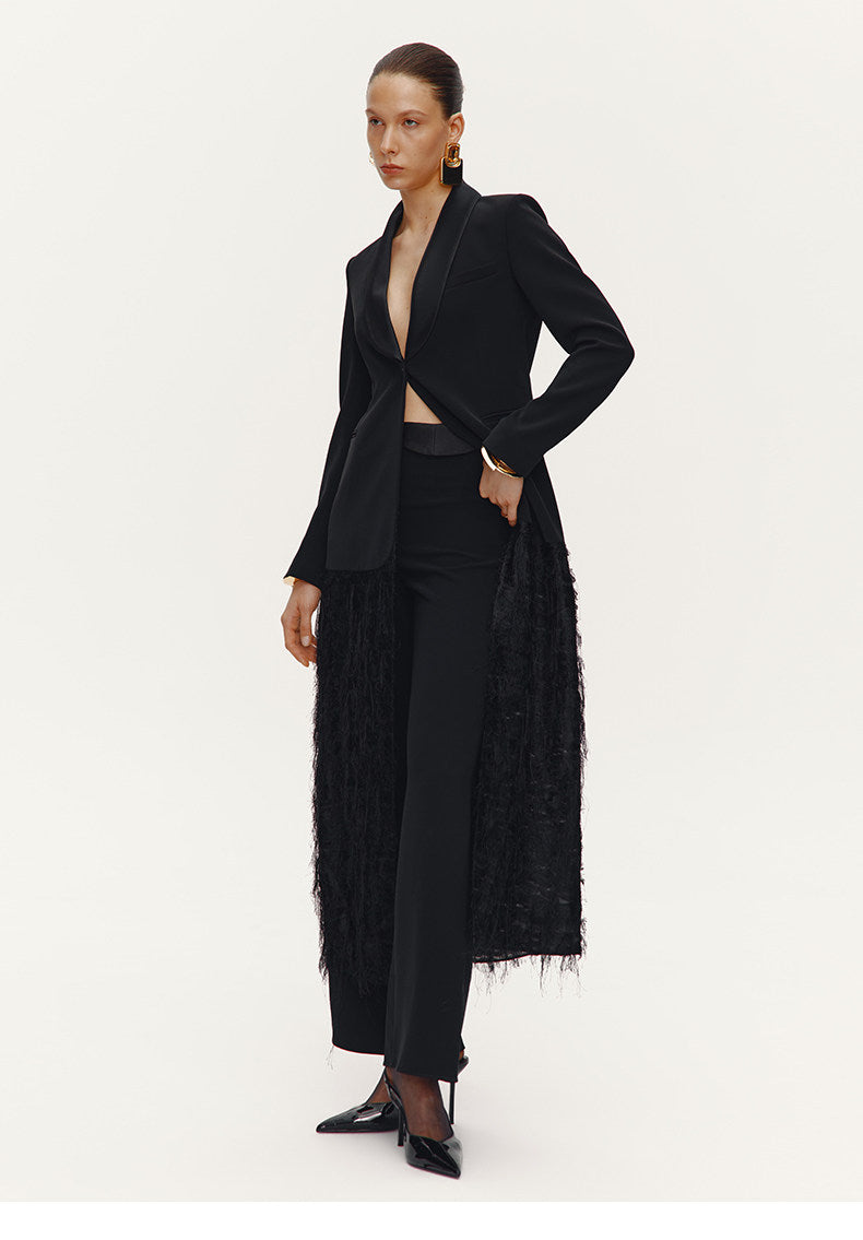 ATELIER MISS LU Fall/Winter Waist Two-Wear Design High-Waist Wide-leg Pants - THEO.