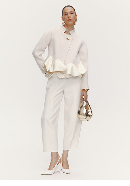ATELIER MISS LU [After the Drama] New Artistic Scimitar Silhouette Pants - GRAT.