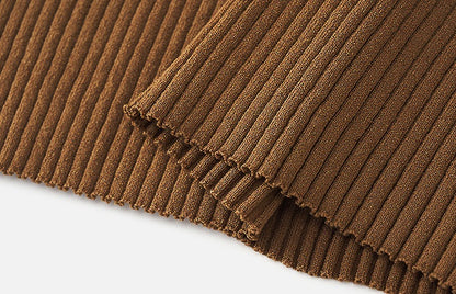 ZHUCHONGYUN silk short sleeves top and long skirt outfit set-PIPI.