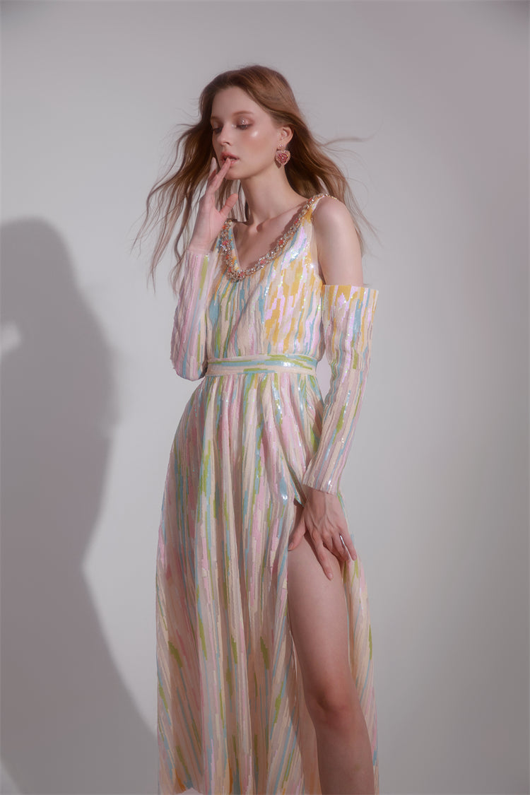 Wardrobes by Chen Luxury Pink Love Shaped Diamond Earrings-Vivian