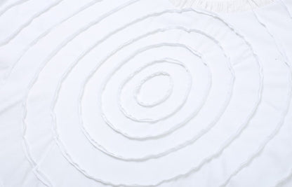 ZHUCHONGYUN Three-Dimensional Loose Dropped Shoulder Crew Neck T-Shirt-AKIRA.