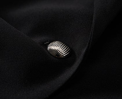 COMME MOI Lu Yan designer's new women's acetate lapel sleeveless slim suit - BROKEN.