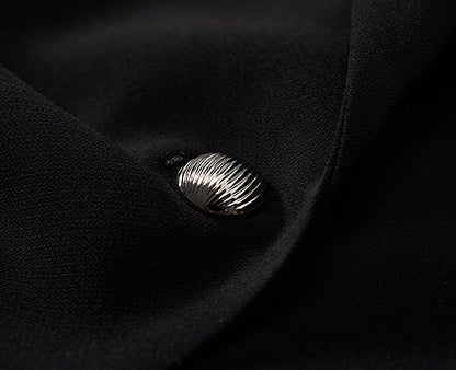 COMME MOI Lu Yan designer's new women's acetate lapel sleeveless slim suit - BROKEN.