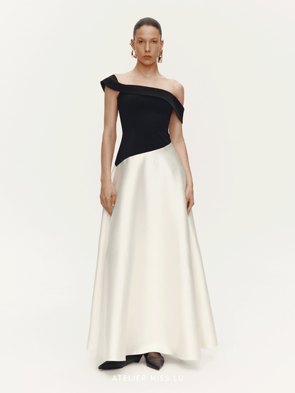 ATELIER MISS LU Glossy bandeau dresses and long skirts - AUTHUR