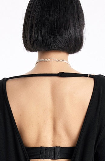 TINY IN Swing Neck Smock Irregular Knit Top - ROX