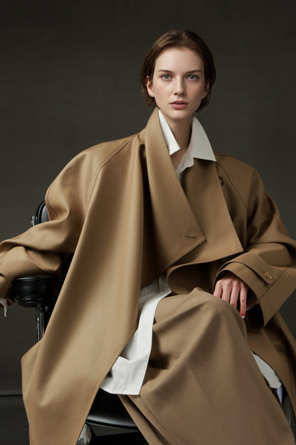 PIAOIN Silhouette design short windbreaker women's luxury jacket commuter-JEAN