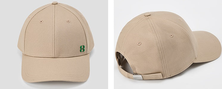 COMME MOI Lu Yan Designer New Women's Retro Contrast LOGO Baseball Cap - PHASE.