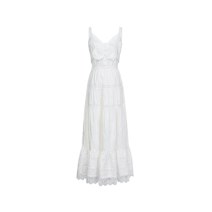 FAME Madeira Embroidered Camisole Maxi Sleeveless Dress - BRYNN.