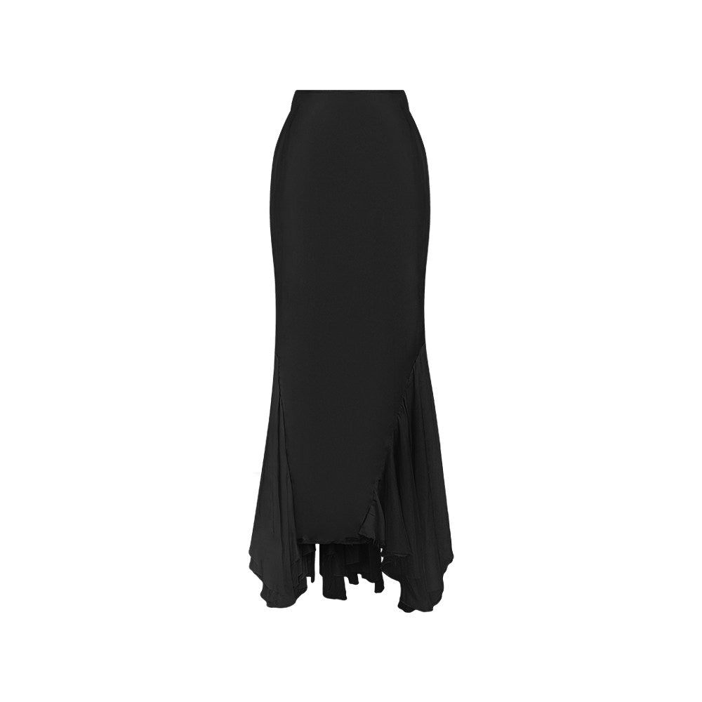 TUYUE mulberry silk maxi mermaid skirt- VIVIAN.