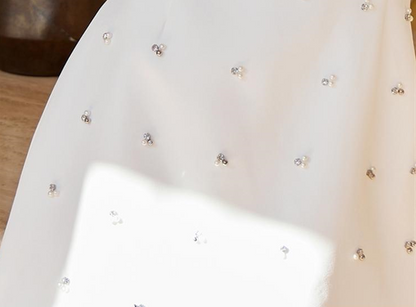 DOLLY Elegant French Style Sleeveless Feather Off Shoulder Short Party Dress-KELLER