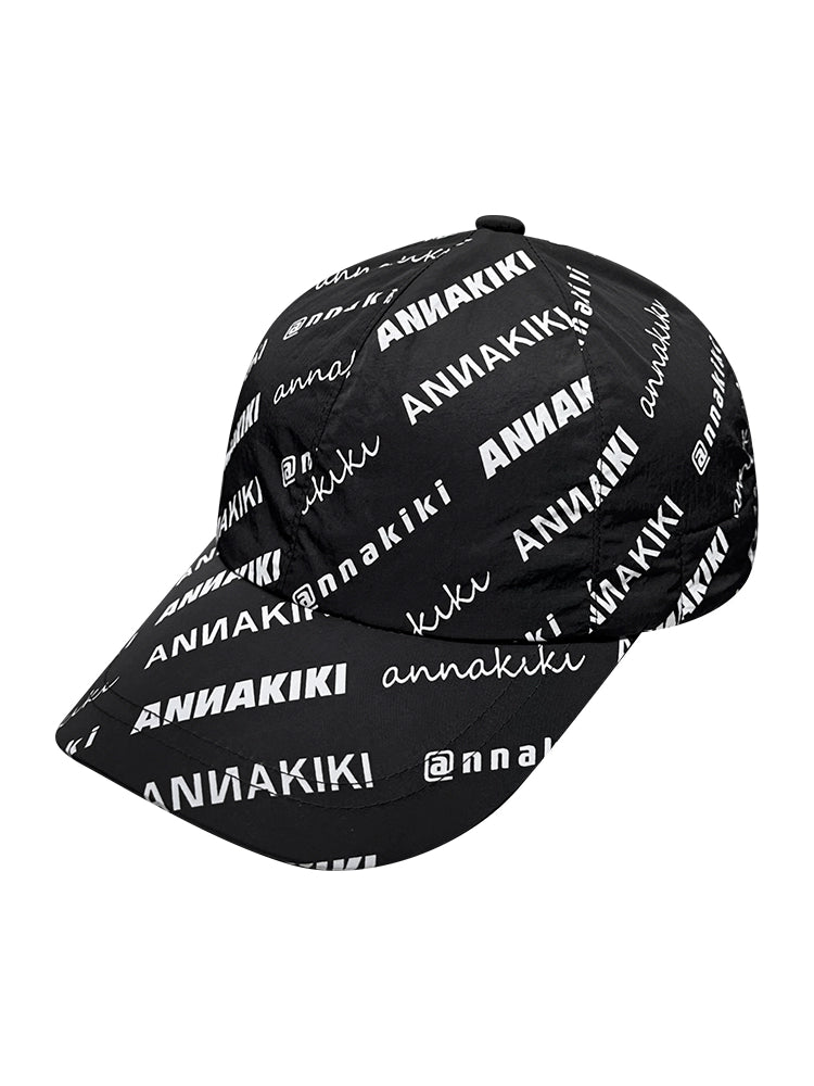 ANNAKIKI Summer Niche Designer Monogram Print Sunscreen Baseball Cap