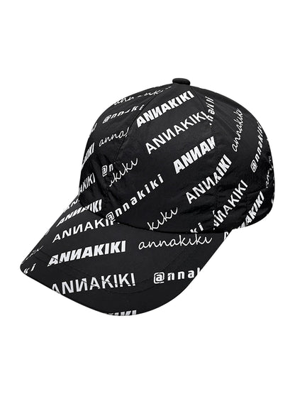 ANNAKIKI Summer Niche Designer Monogram Print Sunscreen Baseball Cap