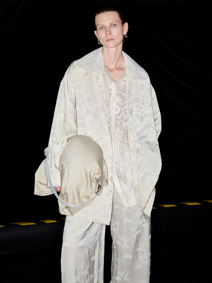 M essential Mackay designer Jacquard cool oversized shirt - sieive.