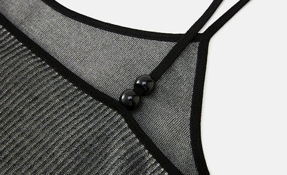 ZHUCHONGYUN new Chinese jacquard camisole-ADUNI.