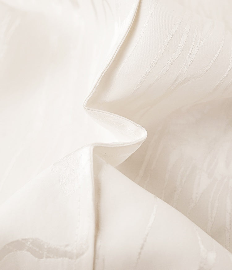 HECO Chinese style crane print top - LIVES.