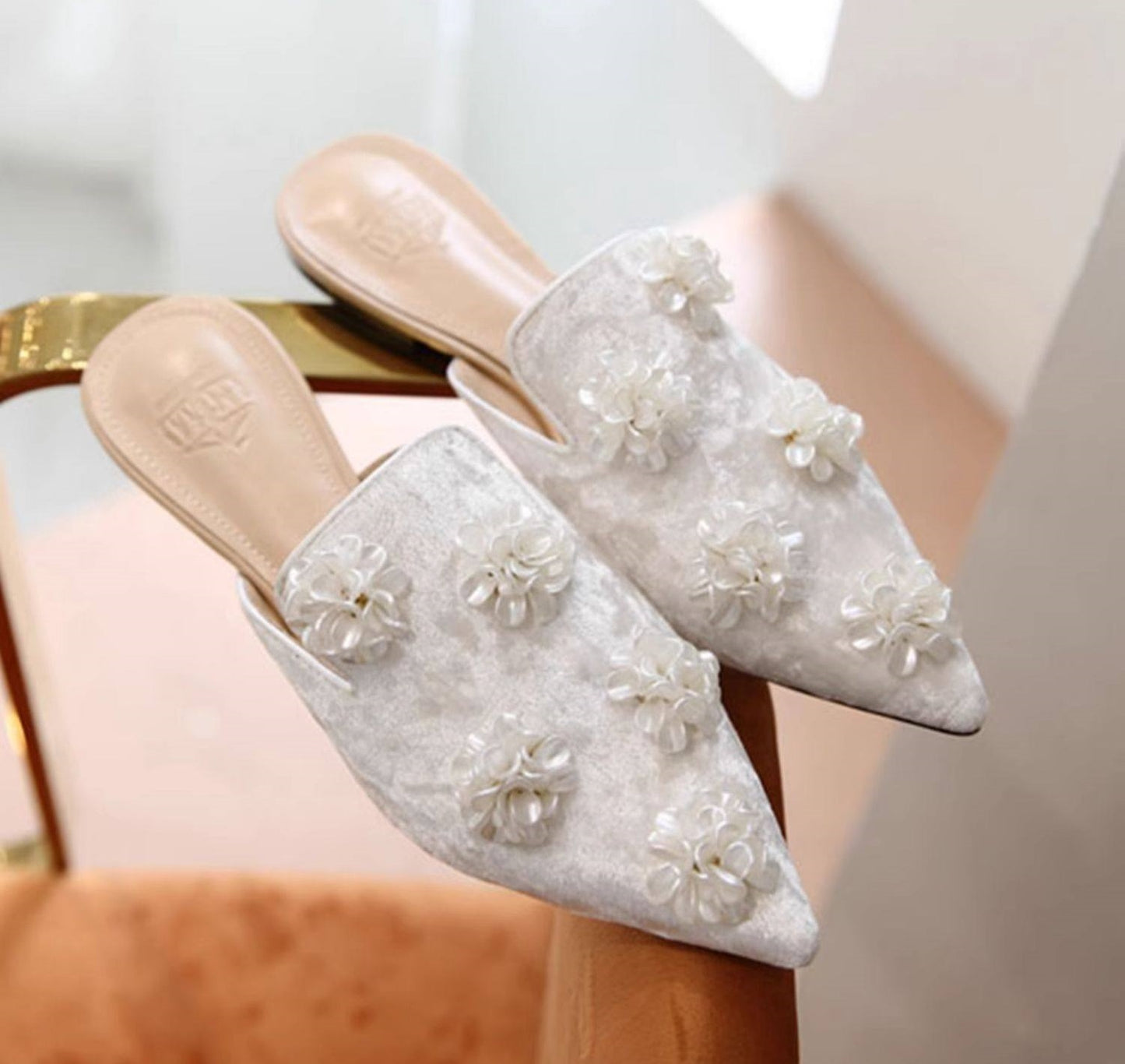 B-FEI elegant casual mules with pointed toe -MARX.