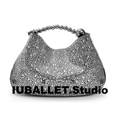 IUBALLET Beaded Chain Hobo Bag - POWER.