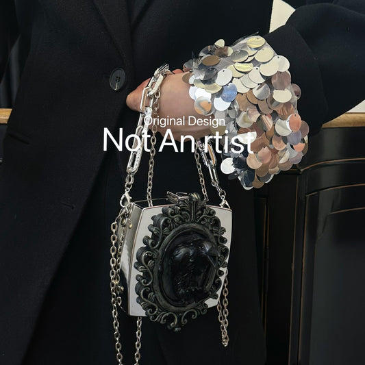 NOT AN ARTIST Homemade design shoulder sling small bag - WARM