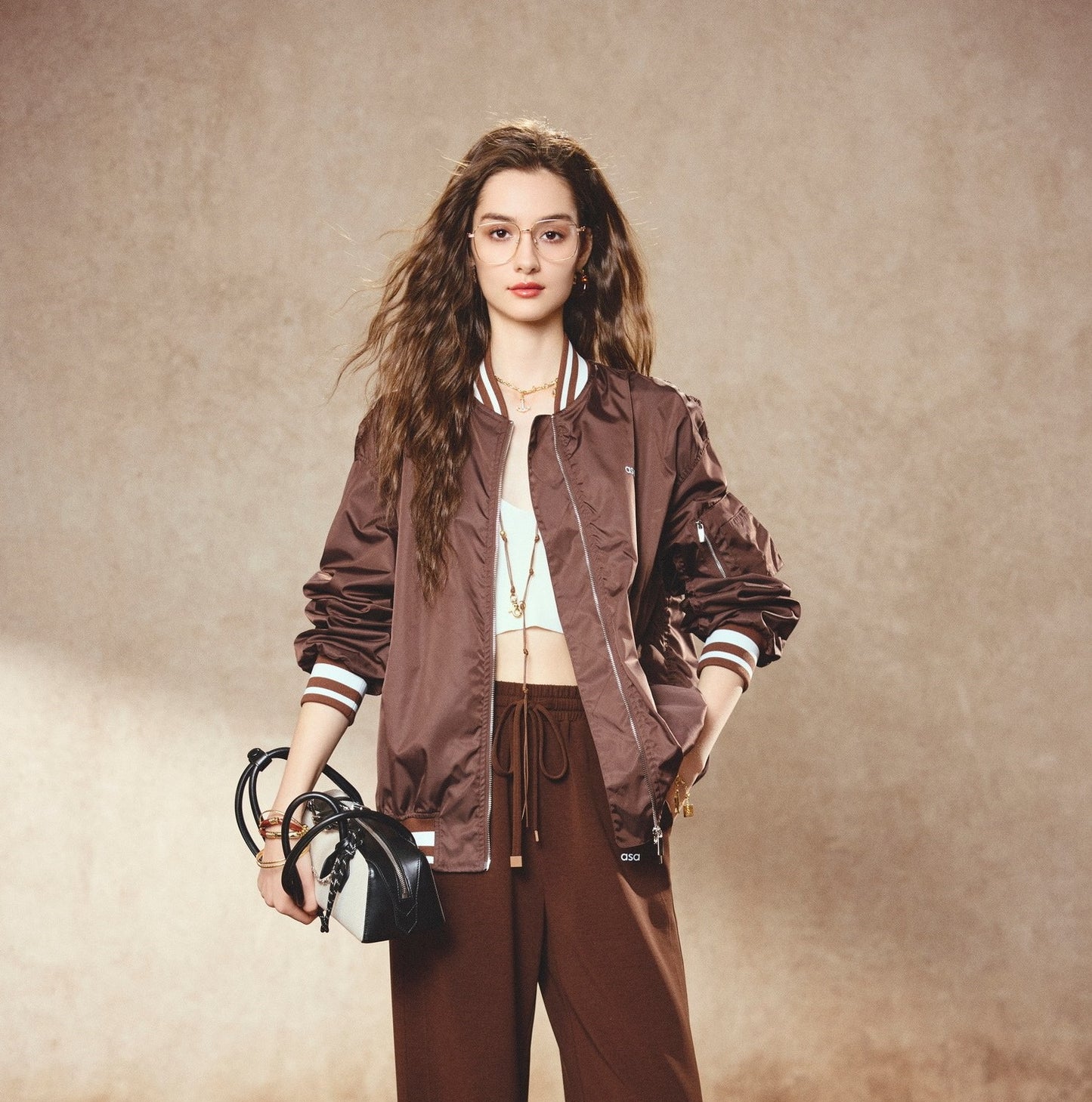 ANNASPEAK collar bomber jacket-ELI.