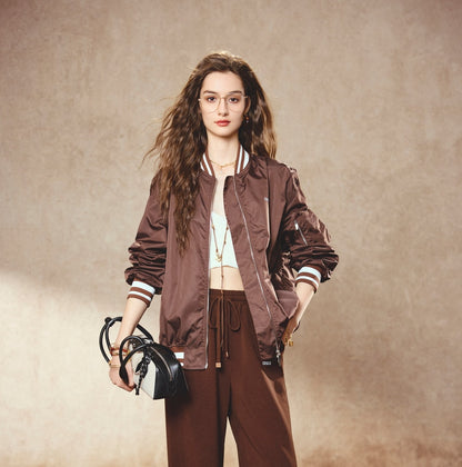 ANNASPEAK collar bomber jacket-ELI.