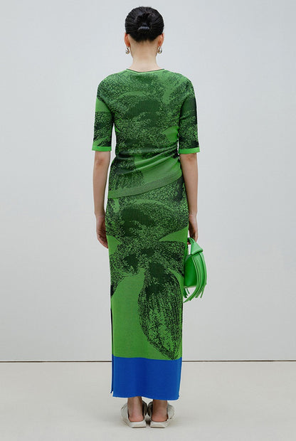 ZHUCHONGYUN long mid-waisted straight skirt-TANAKA.