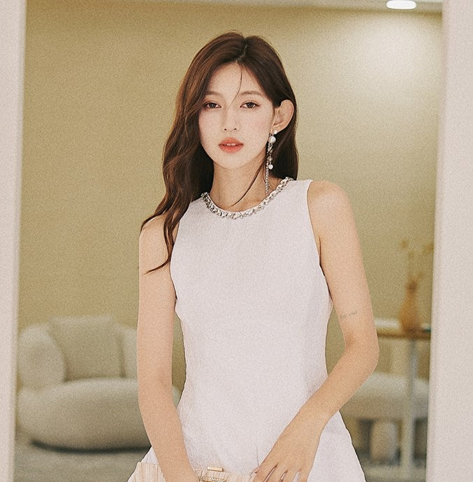 DOLLY Elegant European Style Diamond Pearl Tassel Chic Earring-CAMILA