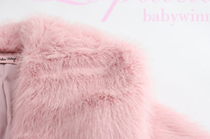 Le Palais Vintage Original Pink Luxury Fox Fur Jacket-KIRIYAMA.