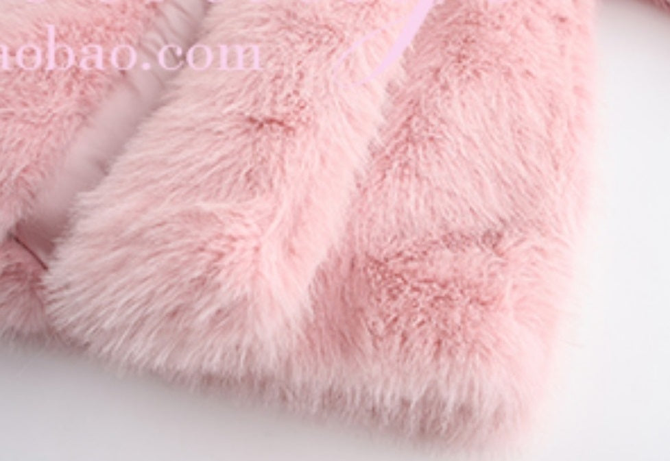 Le Palais Vintage Original Pink Luxury Fox Fur Jacket-KIRIYAMA.