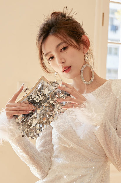 DOLLY Luxury Full Diamond Round Chic Earrings-GRACE