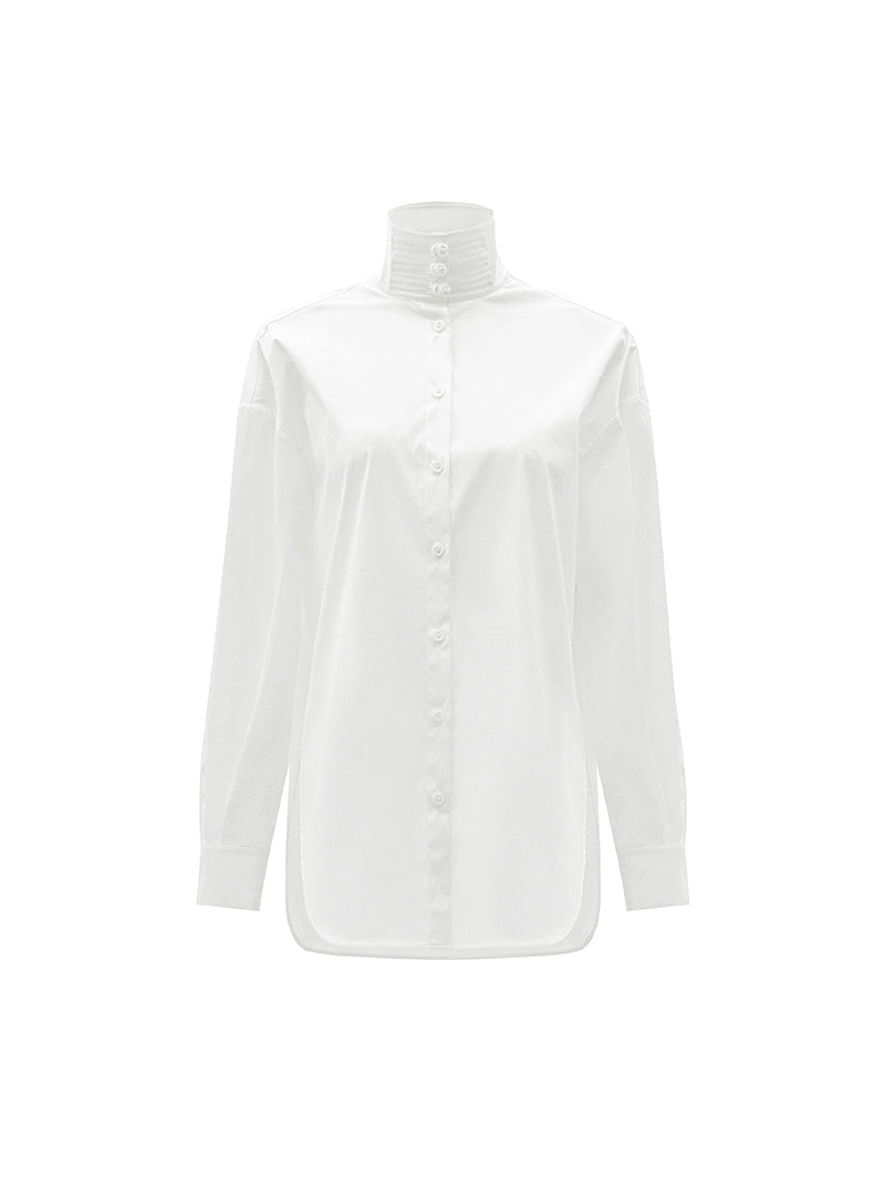 M essential Mackay designer embroidery oversized shirt pants set - calm.