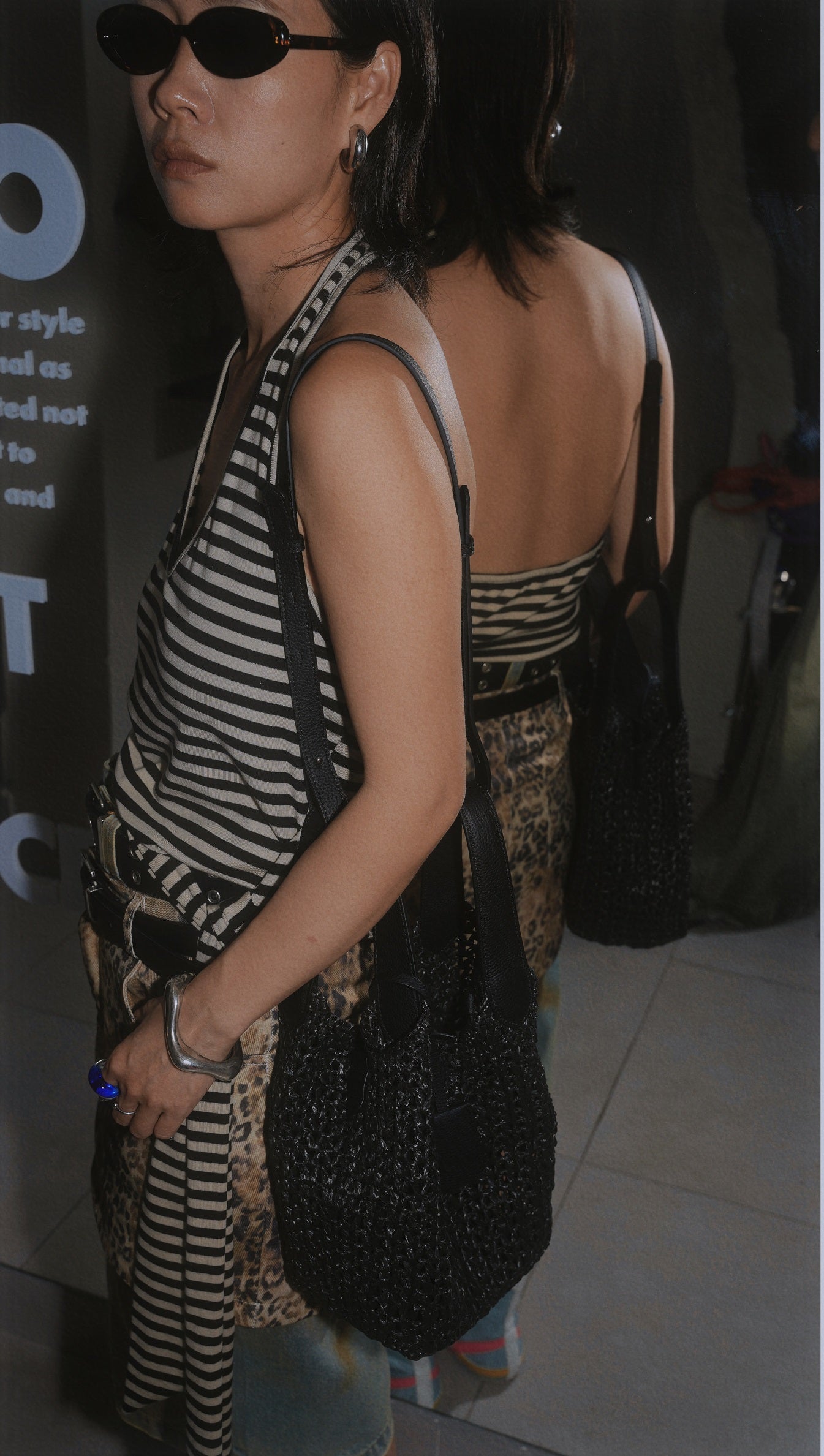 IUBALLET hand-woven vegetable leather shoulder cowhide bucket bag - LAUGHS.