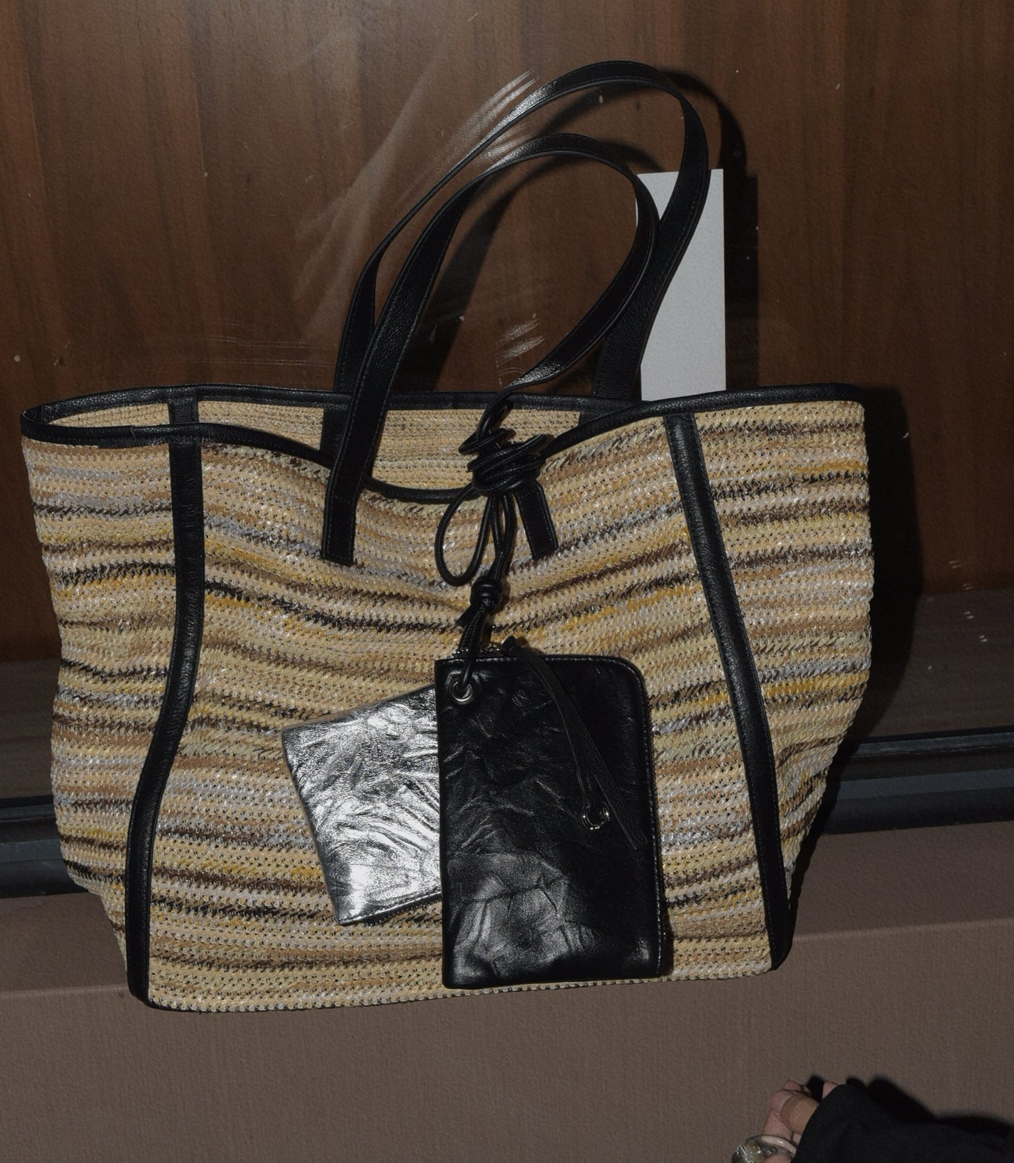 IUBALLET Chic Large Capacity Woven Tote Bag  - HOSEA.