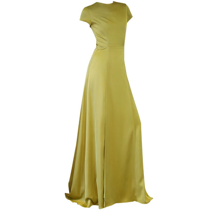 GOUDIN bridal short sleeves slim light luxury new evening dress -TIAM.
