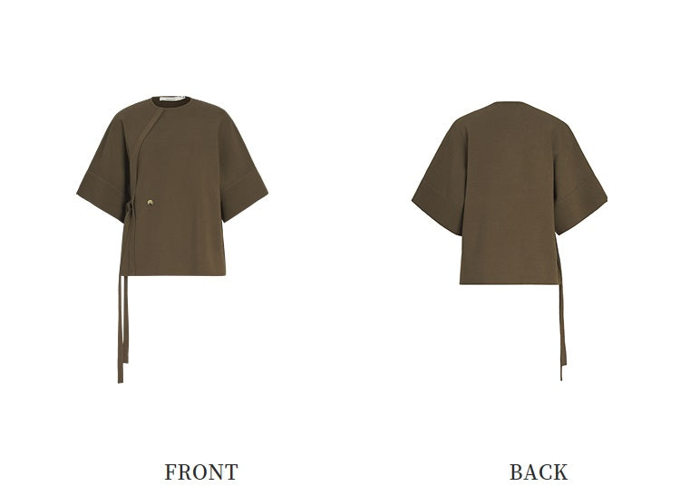 ZHUCHONGYUN knit loose crew neck top--KAMIJOU.