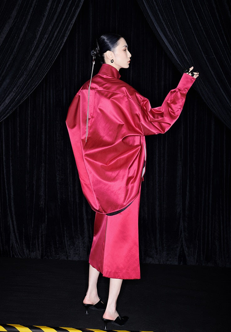 M essential Mackay designer brand embroidered placket silhouette shirt - save.